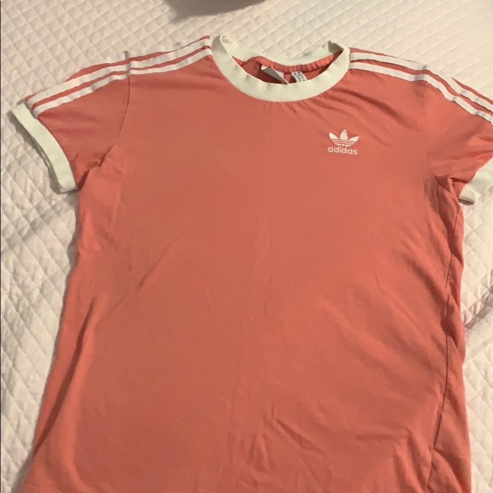Light pink adidas tee